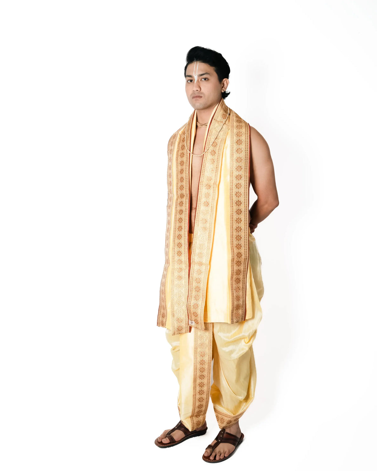 Hiranya Pant Style  dhoti and dupatta