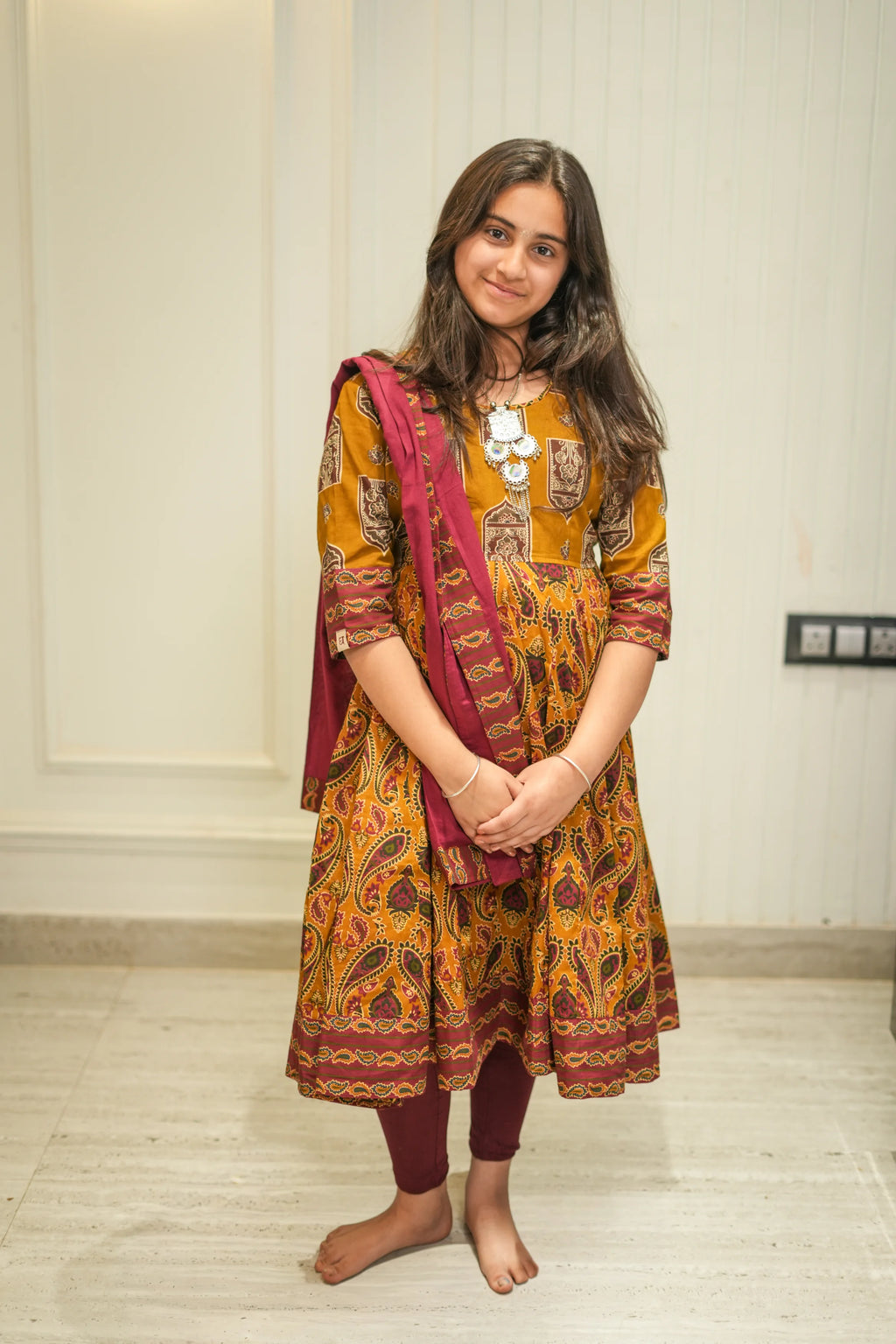 Kutumb Rajsi Raas-  Baccha Anarkali Set