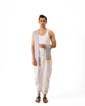 Gajanka Set-  Pant Style dhoti and dupatta