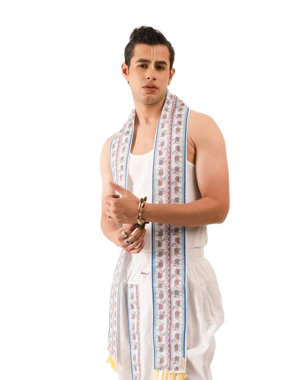 Gajanka Set-  Pant Style dhoti and dupatta