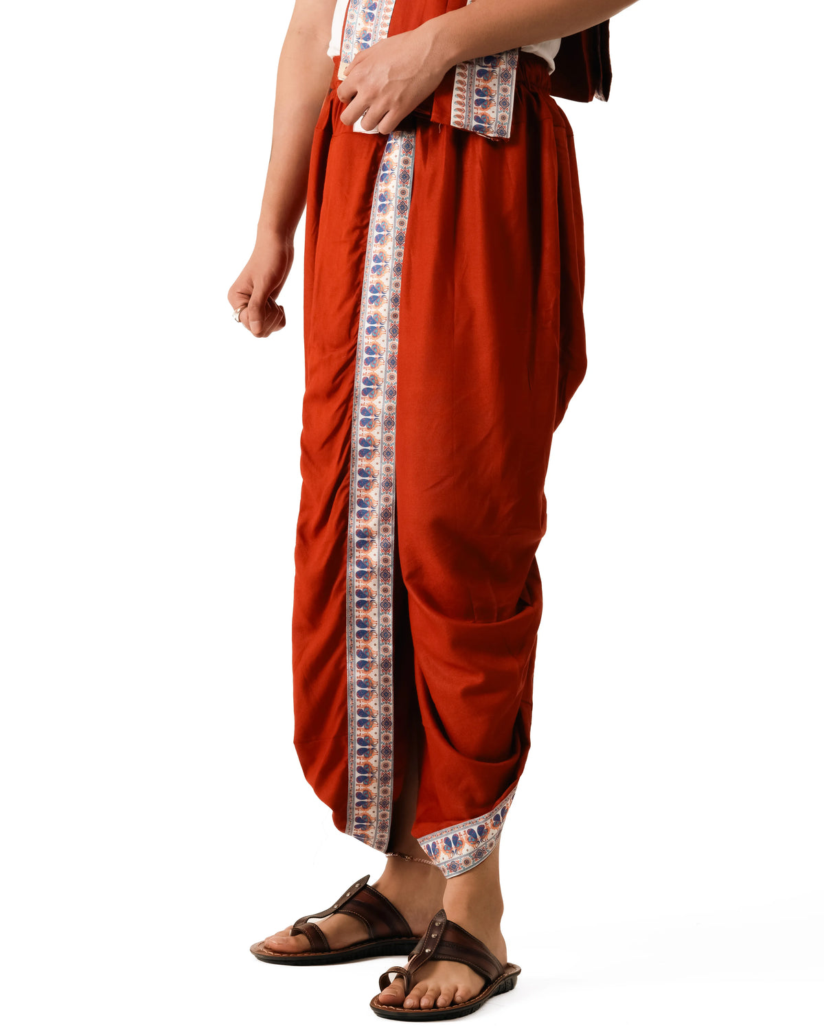 Aarambh Pant style  Dhoti and Dupatta