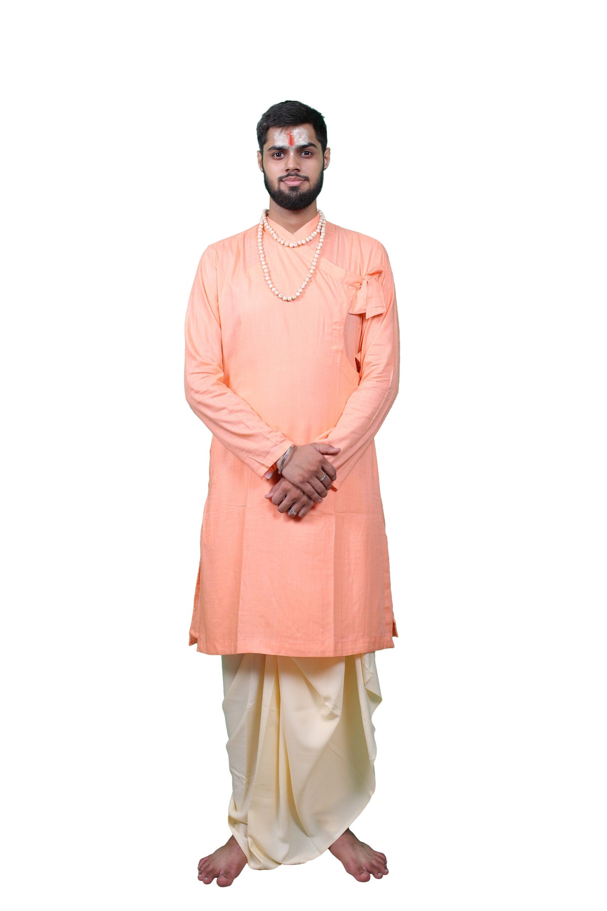 Heritage Bhagalpuri Bagalbandhi Saffron